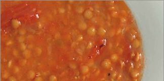 Receta de lentejas a la campesina fácil y rápida