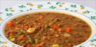 Receta de lentejas a la jardinera fácil y rápida