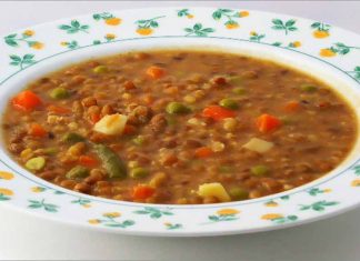 Receta de lentejas a la jardinera fácil y rápida