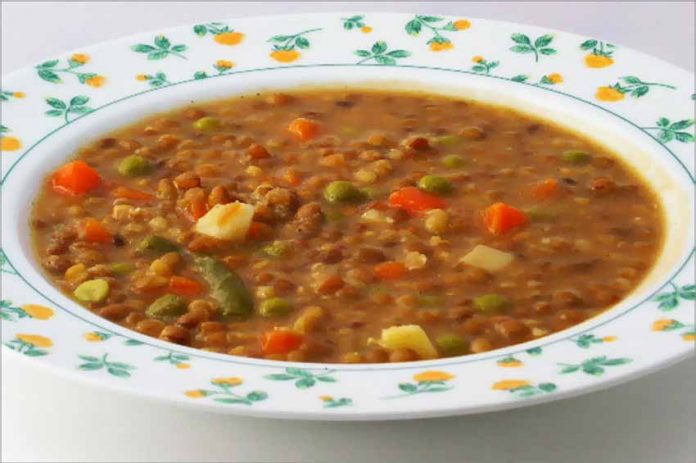 Receta de lentejas a la jardinera fácil y rápida