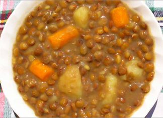 Receta de lentejas ligeras fácil y rápida