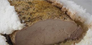 Receta de lomo de cerdo a la sal fácil y rápida
