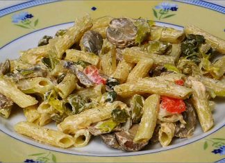 Receta de macarrones con philadelphia fácil y rápida