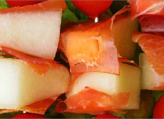 Receta de melón con jamón fácil y rápida