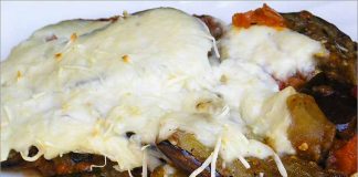 Receta de musaka ligera fácil y rápida