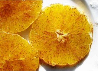 Receta de naranjas con canela fácil y rápida