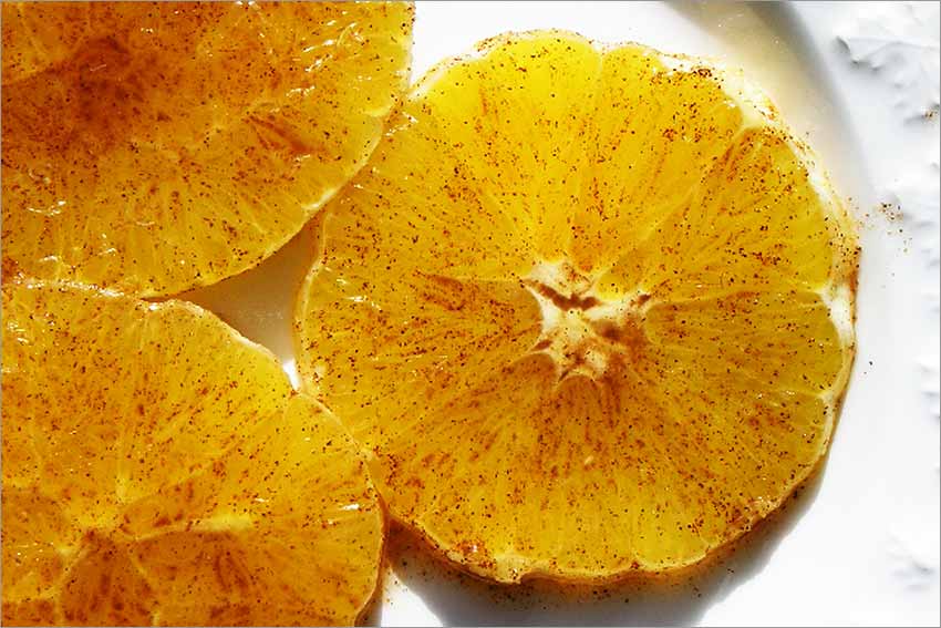Naranjas con canela