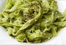 Receta de nidos de pasta con requeson fácil y rápida