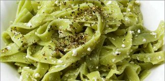 Receta de nidos de pasta con requeson fácil y rápida