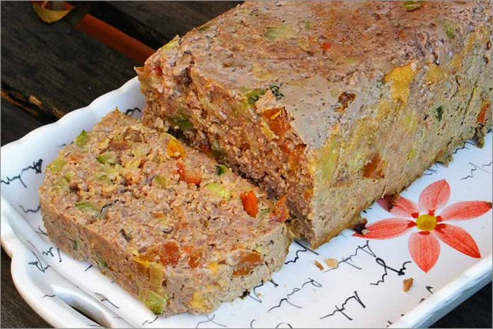 Receta de pastel de carne con verduras fácil y rápida