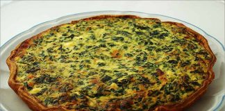 Receta de pastel de espinacas fácil y rápida