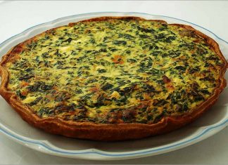 Receta de pastel de espinacas fácil y rápida