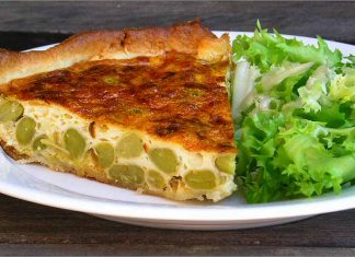 Receta de pastel de habitas fácil y rápida