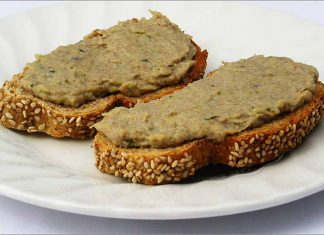 Receta de paté vegetal de champiñones fácil y rápida