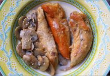 Receta de pechugas de pollo al whisky fácil y rápida