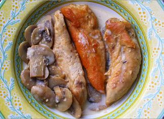 Receta de pechugas de pollo al whisky fácil y rápida