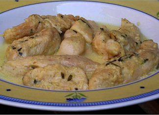 Receta de pechugas de pollo con nata fácil y rápida