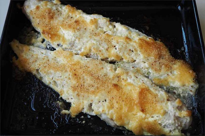 Receta de pescadilla con mayonesa al horno