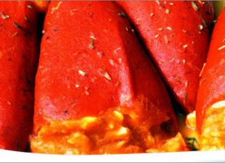 Receta de pimientos rellenos de atún y huevo fácil y rápida