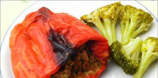 Receta de pimientos rellenos de soja fácil y rápida