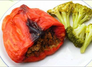 Receta de pimientos rellenos de soja fácil y rápida