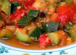 Receta de pisto ligero fácil y rápida