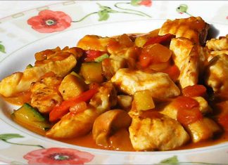 Receta de pollo al chilindrón fácil y rápida
