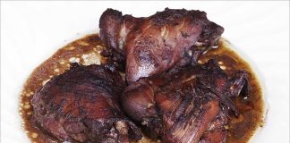 Receta de pollo al vino tinto fácil y rápida