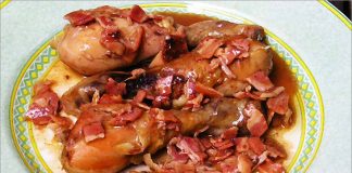 Receta de pollo campurriano fácil y rápida