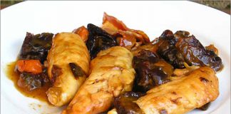 Receta de pollo con ciruelas fácil y rápida