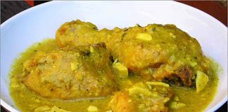 Receta de pollo en pepitoria fácil y rápida