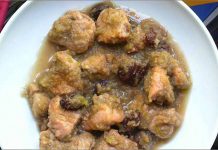 Receta de pollo en salsa de manzana fácil y rápida