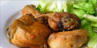 Receta de pollo en samfaina fácil y rápida