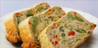 Receta de pudin de verduras fácil y rápida