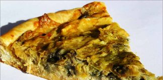 Receta de quiche de puerro y berenjena fácil y rápida