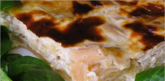 Receta de quiche de puerros fácil y rápida