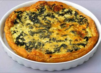Receta de quiche de setas y requesón fácil y rápida