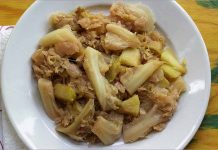 Receta de repollo agridulce fácil y rápida