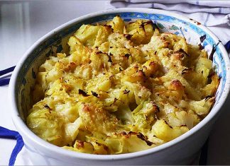 Receta de repollo al horno fácil y rápida