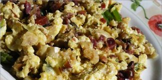 Receta de revuelto de bacalao fácil y rápida