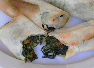 Receta de rollitos de espinacas y queso feta fácil y rápida