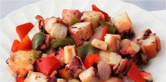 Receta de salpicón de pulpo fácil y rápida