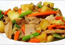Receta de salteado de lomo con verduras fácil y rápida