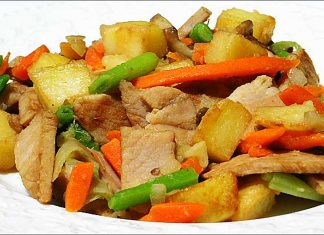 Receta de salteado de lomo con verduras fácil y rápida