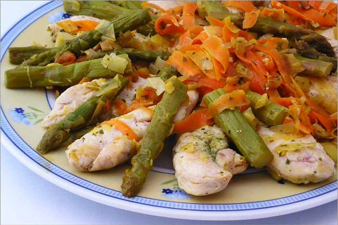 Receta de salteado de pollo con verduras fácil y rápida