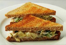 Receta de sandwich de jamón york y piña fácil y rápida