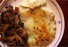 Receta de sepia con salsa de ajo fácil y rápida