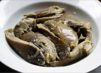 Receta de setas al vino blanco fácil y rápida