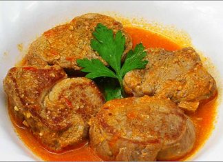 Receta de solomillo con salsa de almendras fácil y rápida