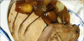 Receta de solomillo de cerdo con manzana fácil y rápida